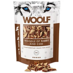 Woolf - Triangolini di Coniglio e Merluzzo da 100g