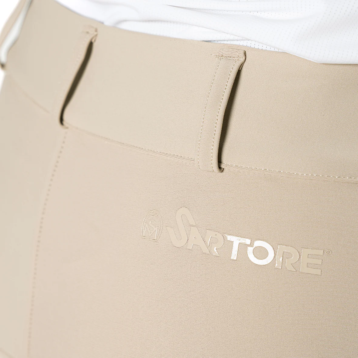 EVO - PANTALONI SARTORE DONNA IN TESSUTO TECNICO BEIGE - immagine 6