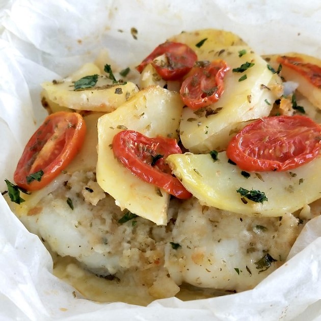 Baccalà con Patate al Cartoccio - immagine 2