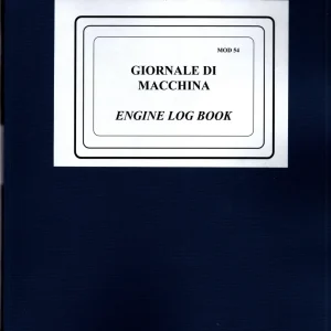 Giornale di macchina - engine log book - MOD 54