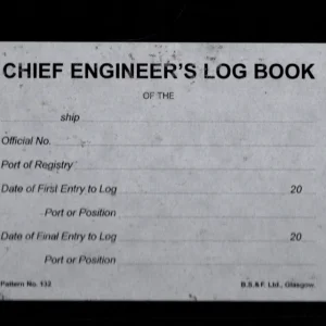 Chief engeneer's log book