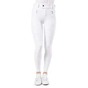 EVO - PANTALONI SARTORE JUNIOR IN TESSUTO TECNICO BIANCO