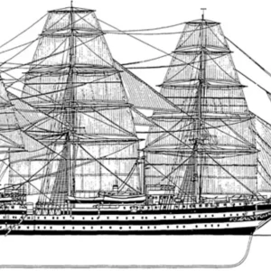Amerigo vespucci - piani per modellismo