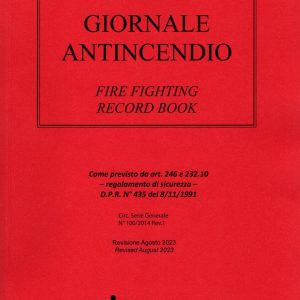 Giornale antincendio - fire fighting record book