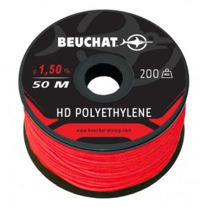 DYNEEMA 1,5 mm. Beuchat ROSSO (bobina 50 mt.)  171685