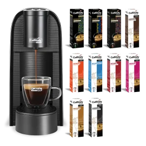 Volta con 200 capsule di caffè