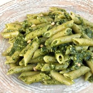Penne con Pesto di Basilico